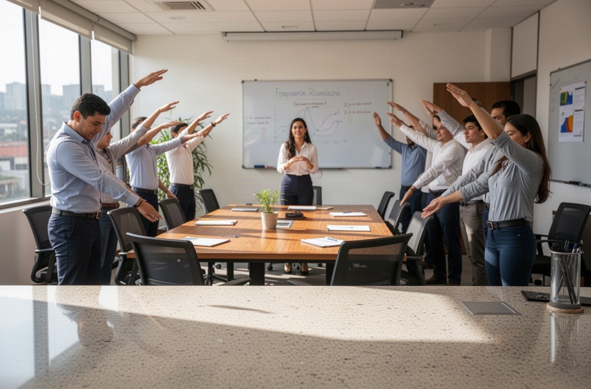 Pausa activa y yoga para empresas